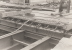 Einbau vom Fingerrost Mai 1935