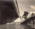 11.09.1935 Unteransicht der südlichen Fahrbahnkonstruktion